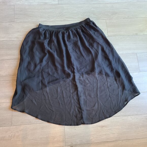 Black High Low Skirt Size XXL - Picture 2 of 3